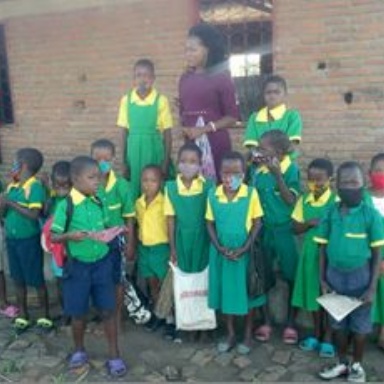 Year 5 art project, linked with Thundu School Malawi
